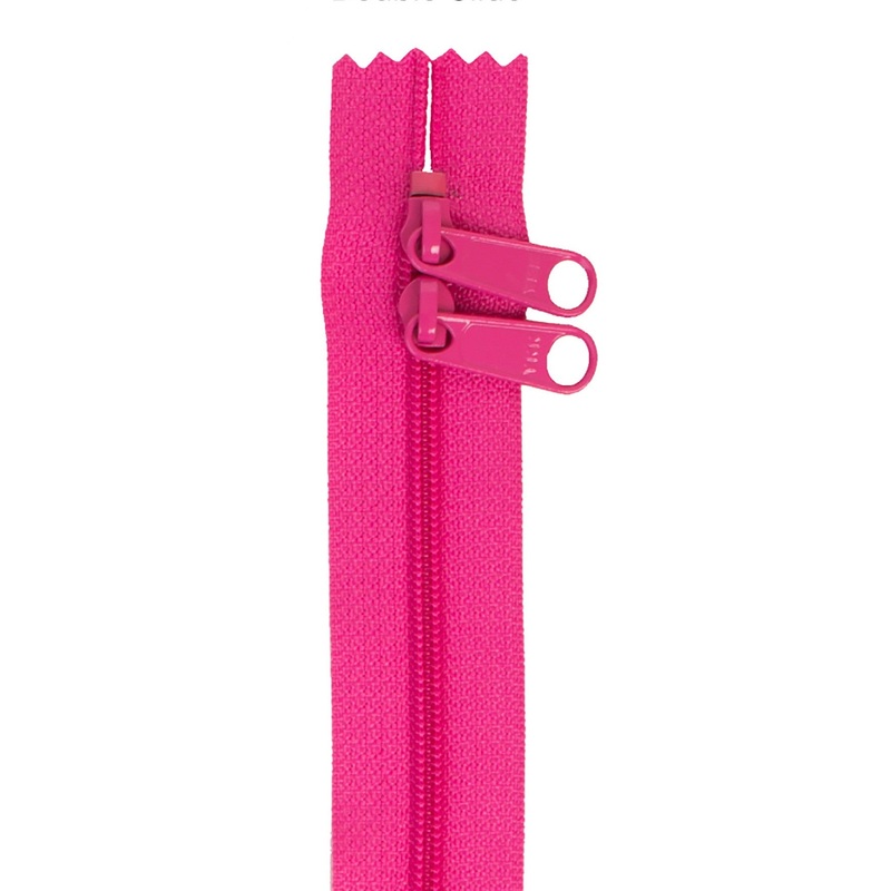 Raspberry 30 Inch Handbag Zipper with Double Slide from ByAnnie