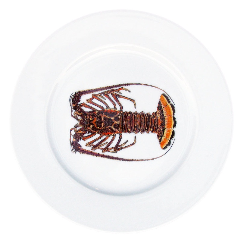 Richard Bramble | Spiny Lobster 19cm Flat Rimmed Plate