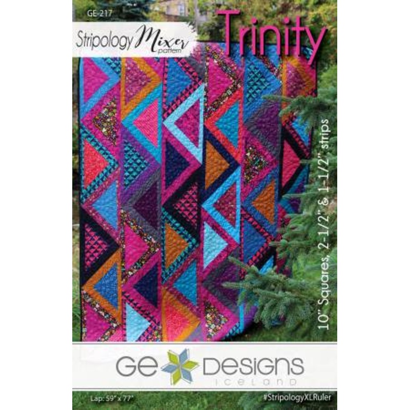 Trinity Stripology Mixer Quilt Pattern By GE Designs