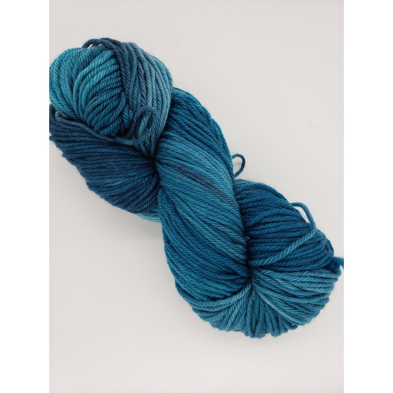 Chinook Worsted Weight - OLD TEAL DOOR - 100% Merino Wool Yarn - Hand Dyed