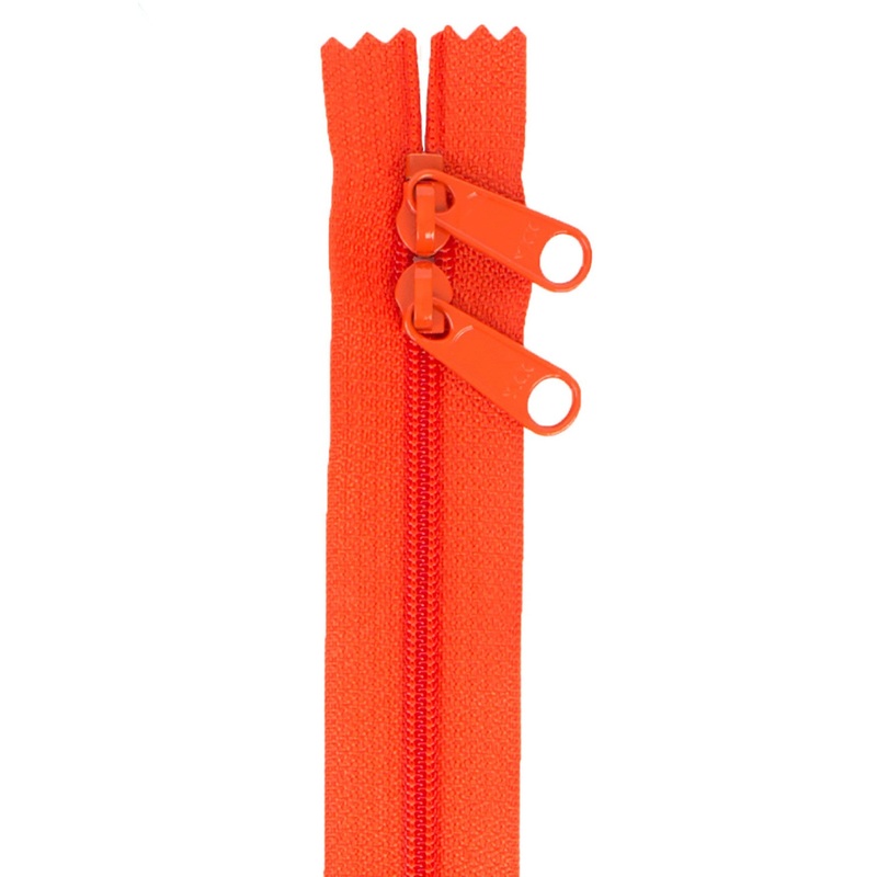 Tangerine 30 Inch Handbag Zipper with Double Slide from ByAnnie