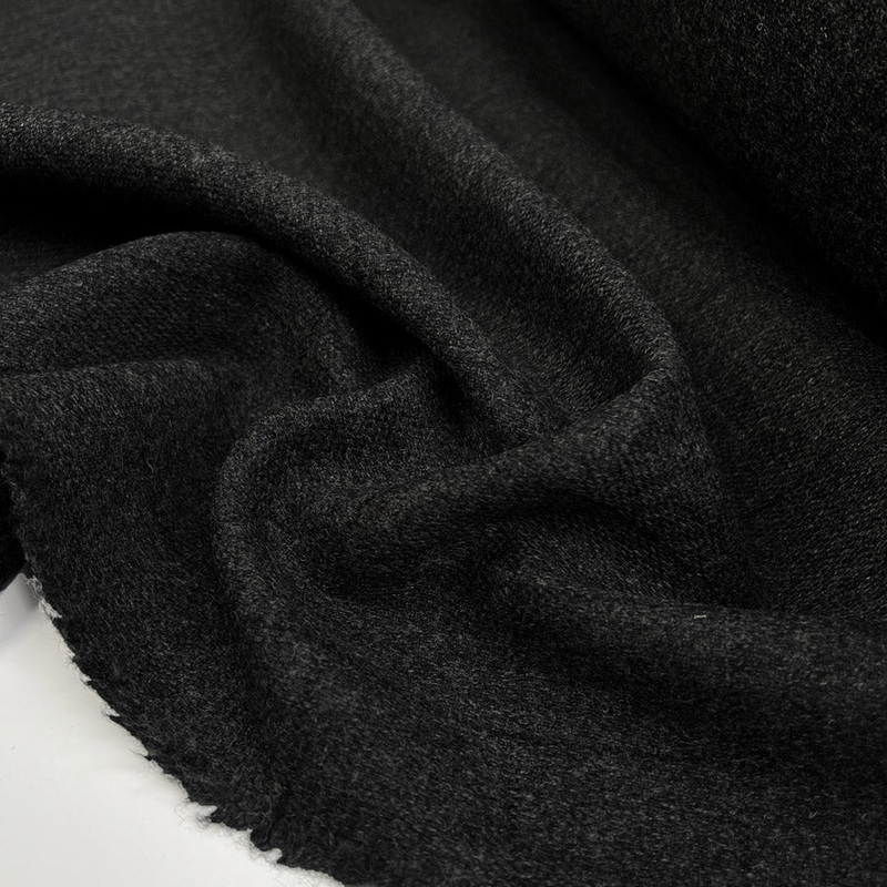 Wool Suiting - Cut Check Grey