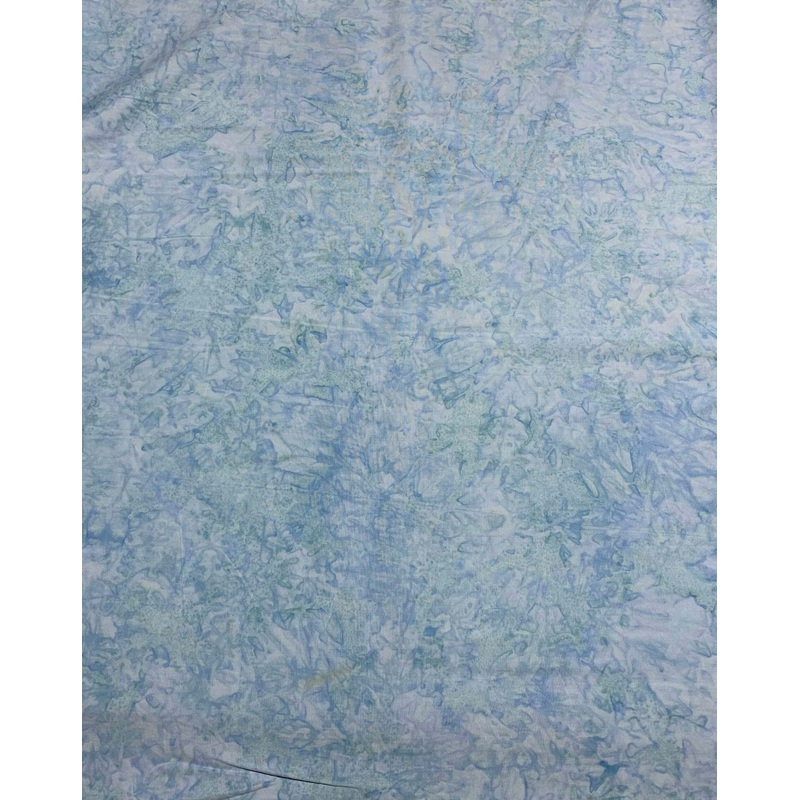 Baby Blue Shadows - Banyan Batik Tone on Tone 100% Cotton Fabric