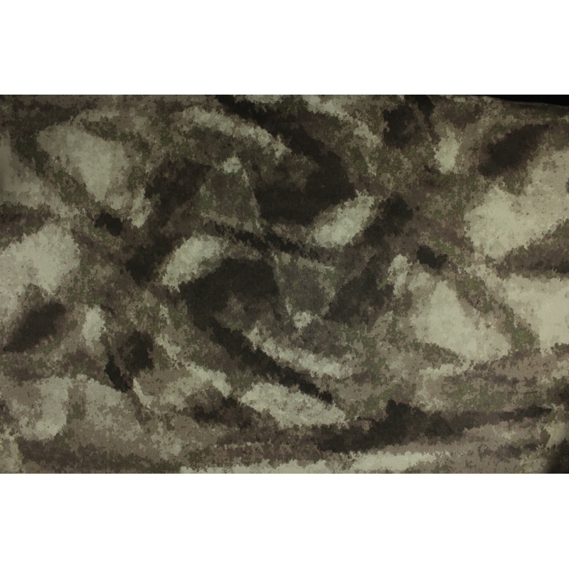 Splotch Camouflage Cotton Twill Fabric in Dune