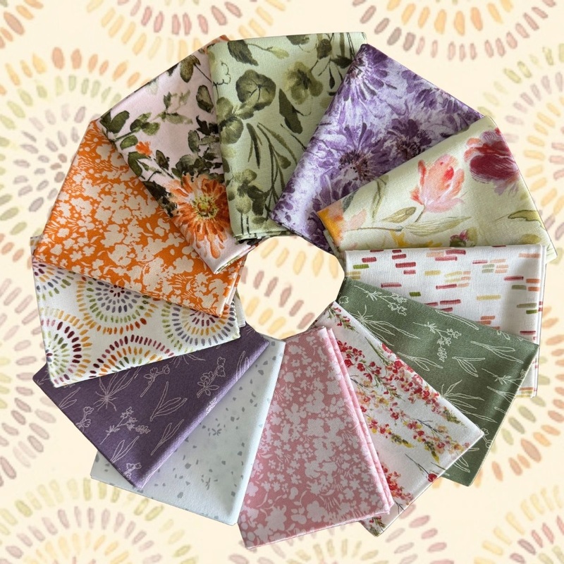 WVQ Curated Fat Quarter Bundle // Flourish (12 pieces)