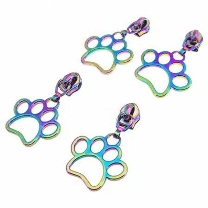 Zipper Pulls Iridescent Paws By Sassafras Lane