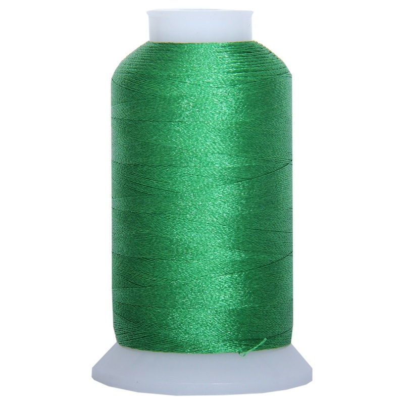 Polyester Embroidery Thread No. 1369 - Kelly Green - 1000M