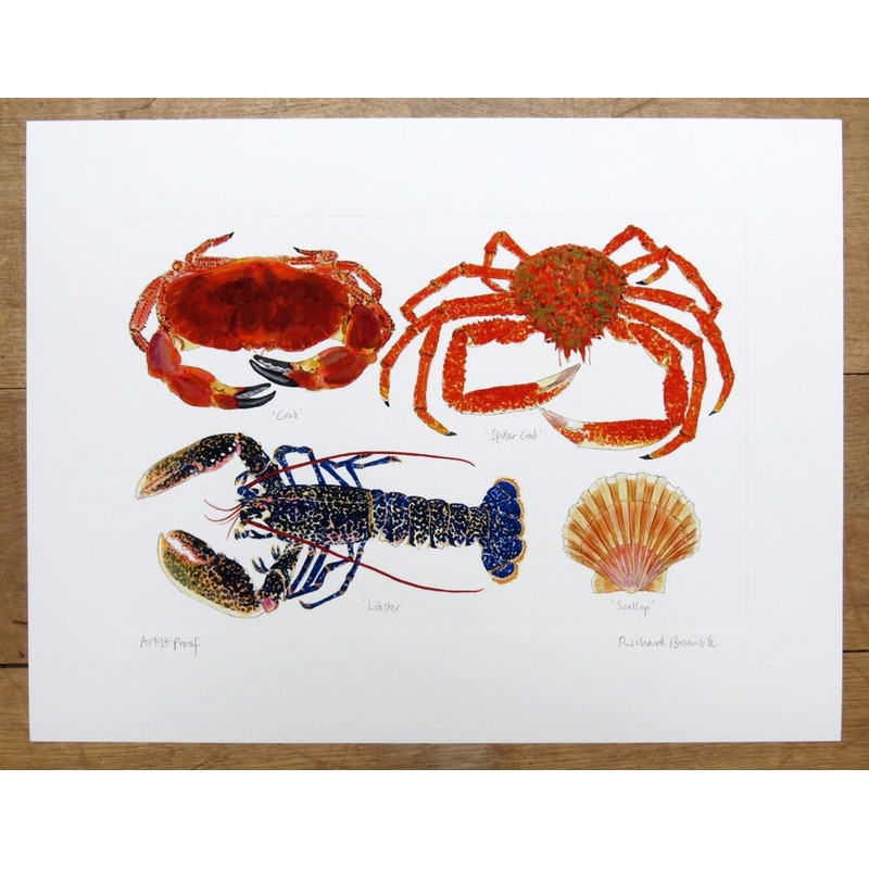 Shellfish selection Print