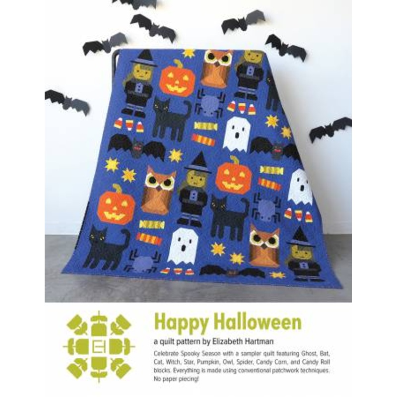 Happy Halloween Pattern by Elizabeth Hartman