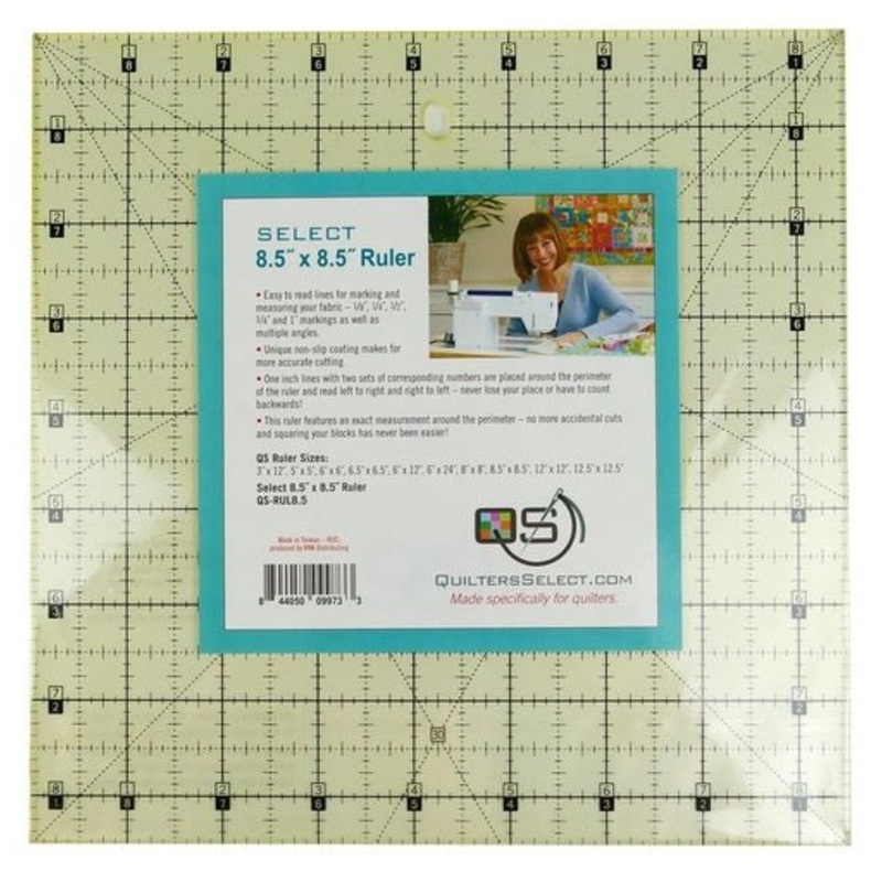 Quilters Select Non-Slip Ruler 8.5" x 8.5"