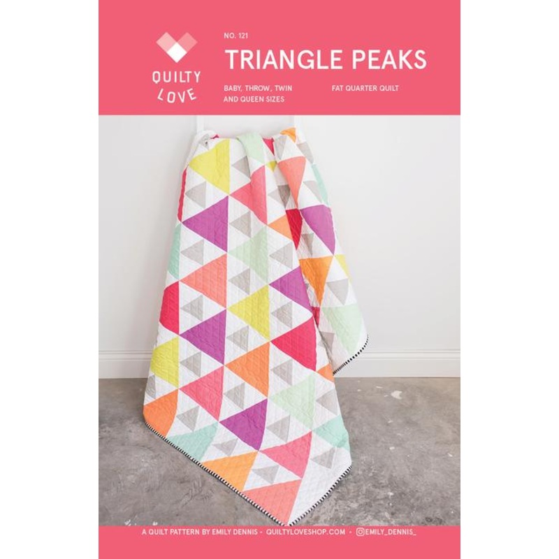 Triangle Peaks Quilt Pattern