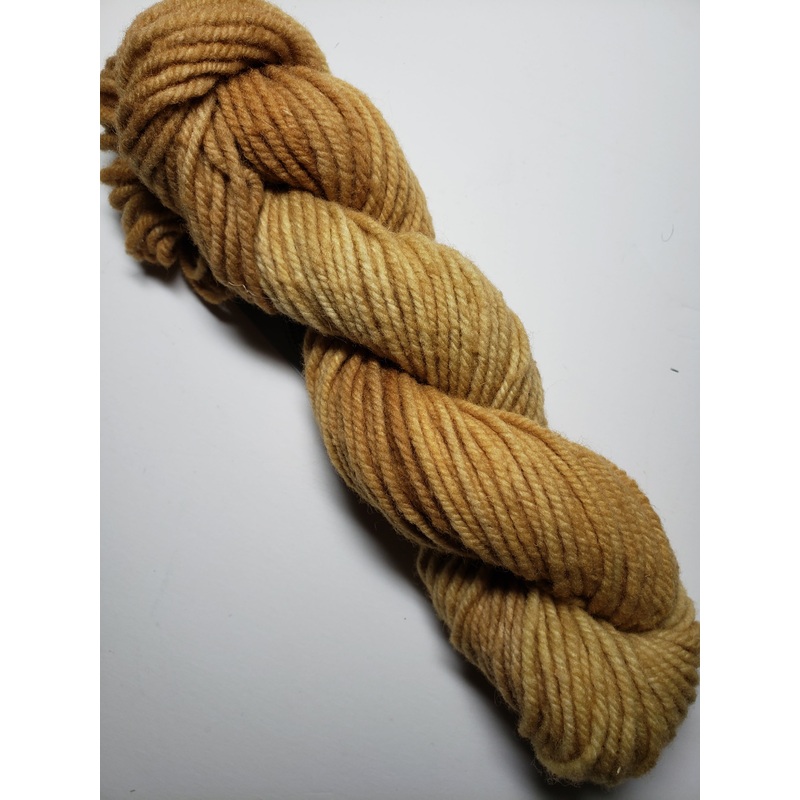Wonder Woolen - STRAW - Fleece Artist Hand Dyed Yarn - Shades of Yellow