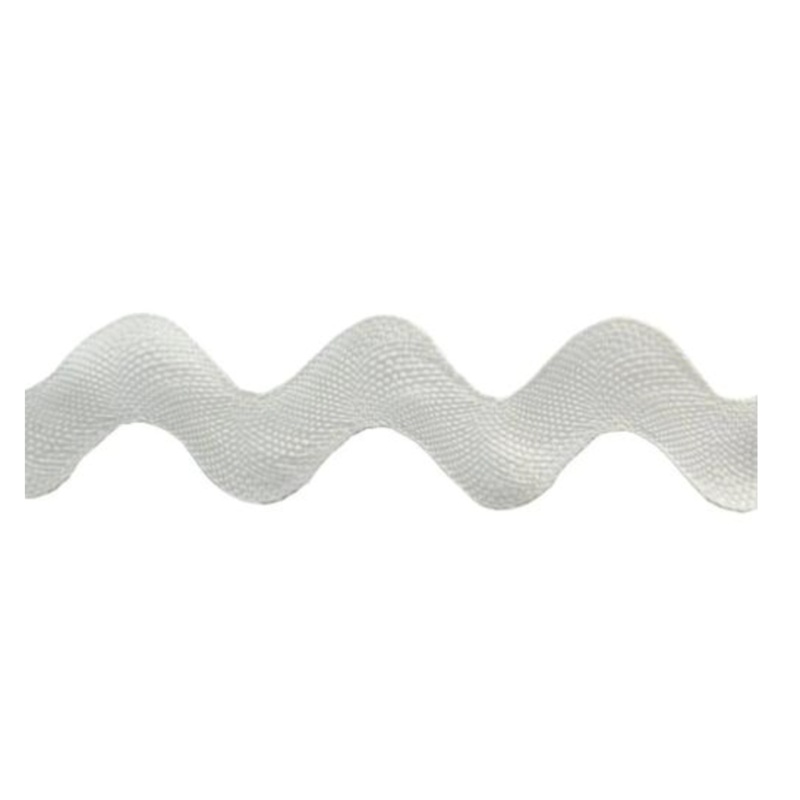Rick Rack 1 1/4" White 20 mm