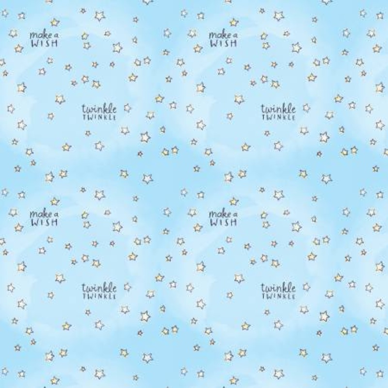 Twinkle Twinkle Light Blue - Make a Wish Collection