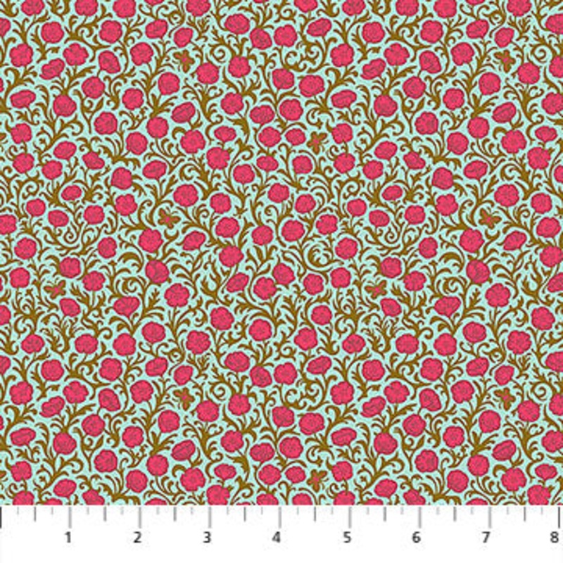Yesterday Quilt Fabric by Juliana Horner - Poppies Sweet