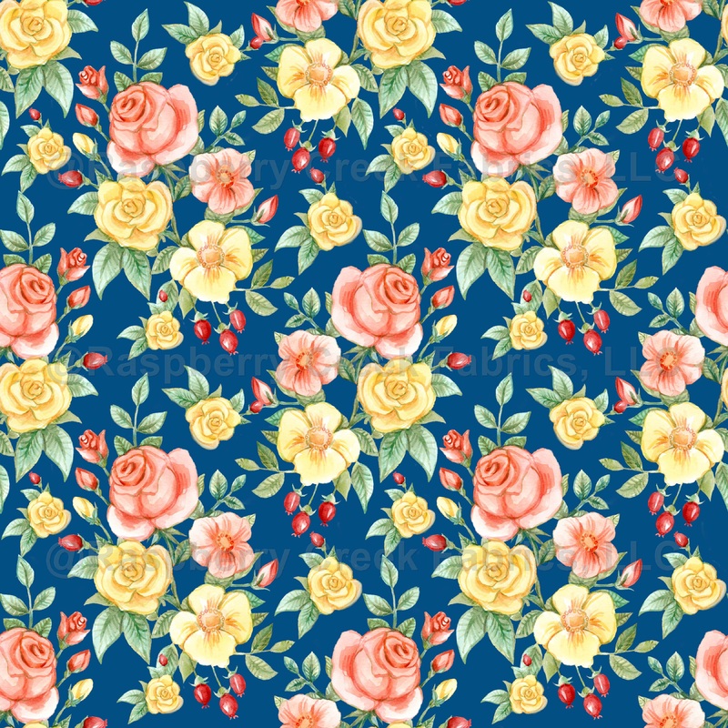 Orange Roses, Yellow Roses, Floral Pattern, Rosebud, Leaves