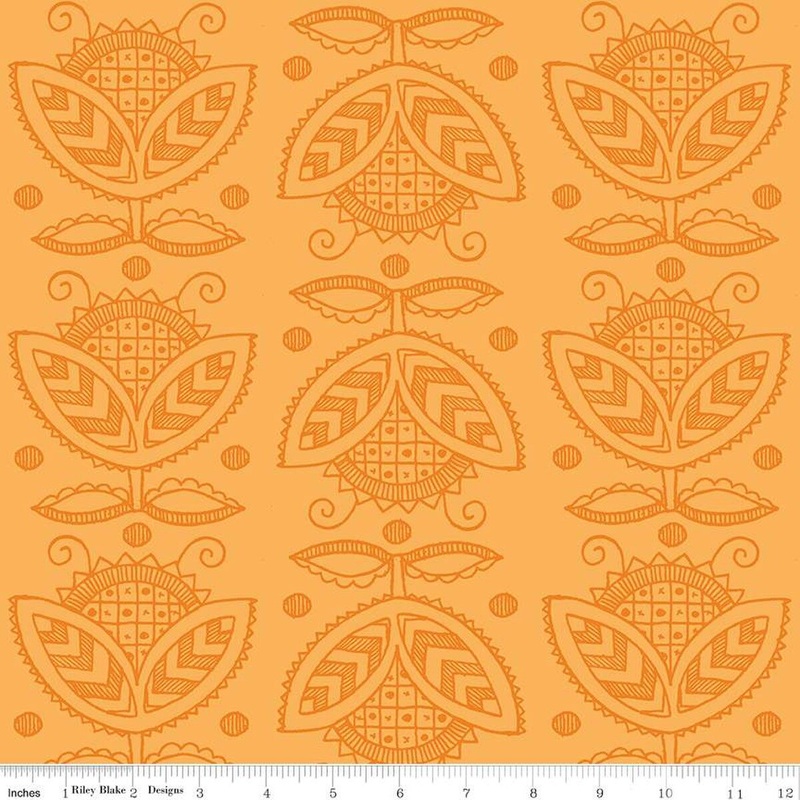 Riley Blake - Costume Maker's Act II - Thistle Orange - C16015-ORANGE