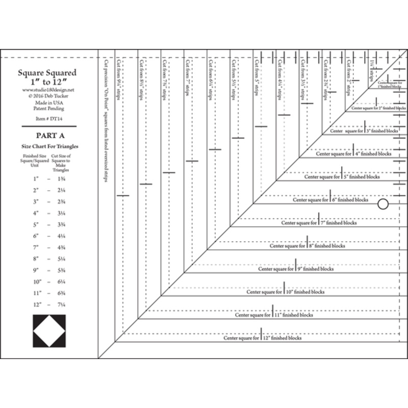 Studio 180 Design Large Square Squared Ruler