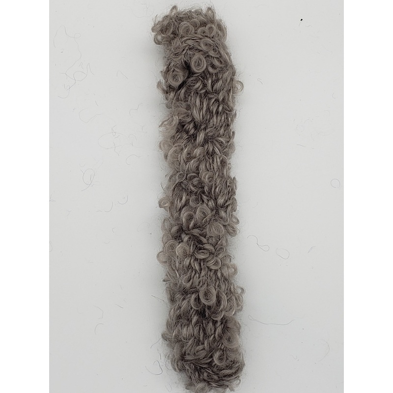 Mohair Loopy Locks - FOG - 1303 Hand Dyed Boucle Yarn B1