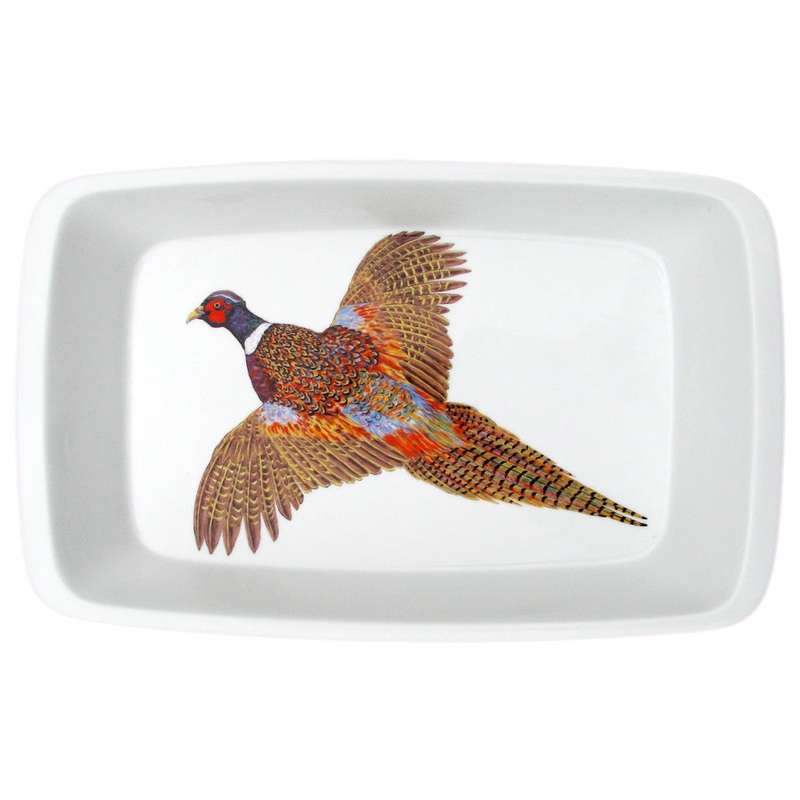 Ring-necked Pheasant Large Roaster & Baking Dish
