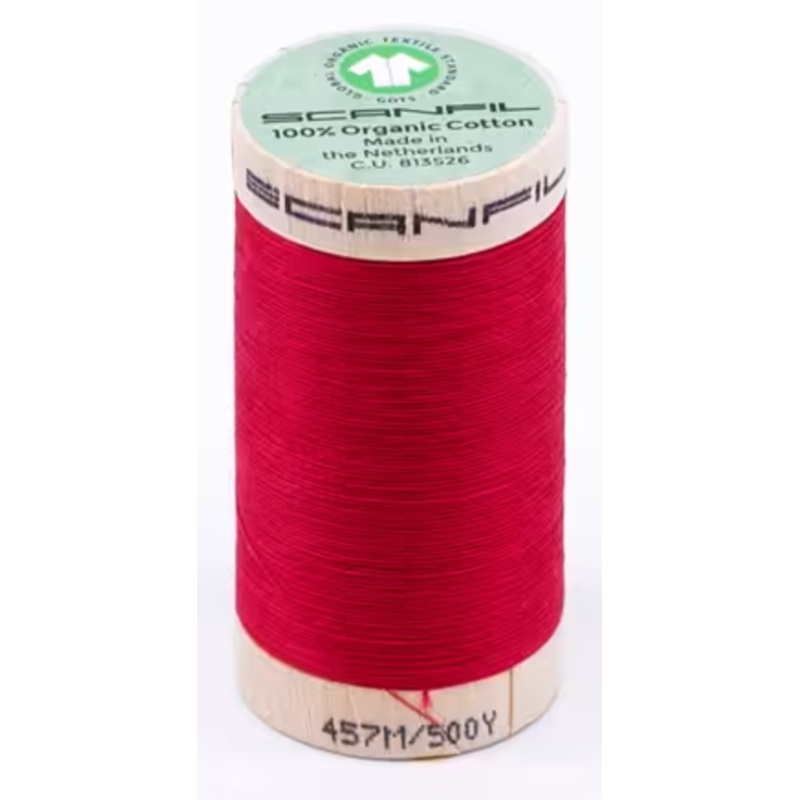Scanfil 50/2 wt-500 yards Organic-Watermelon