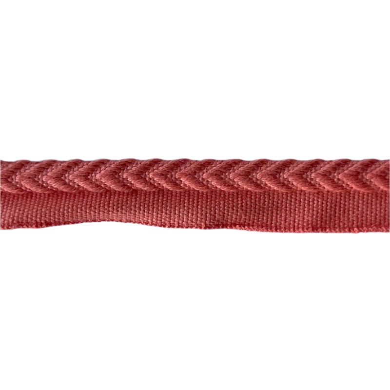 5/8" Fresh Salmon Cotton Piping Trim (Made in France)