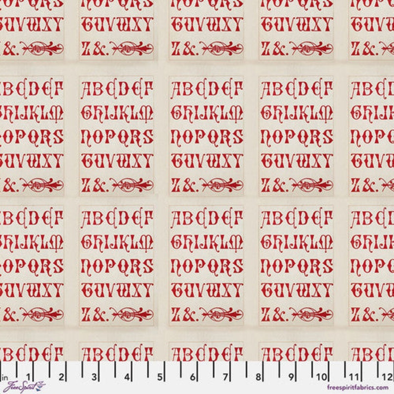 Red - Typography || Tim Holtz Palette Red