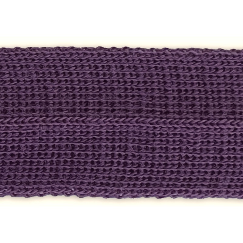 7/8" Plummy Purple Simple Fold-Over Wool Trim (Made in Japan)