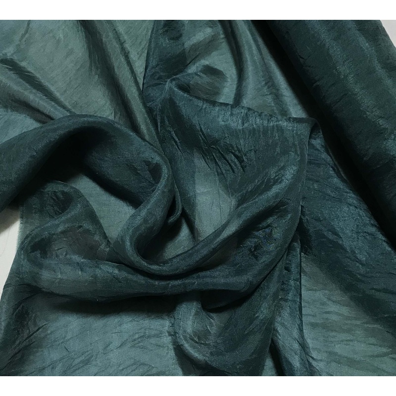 Evergreen - Hand Dyed Silk Habotai