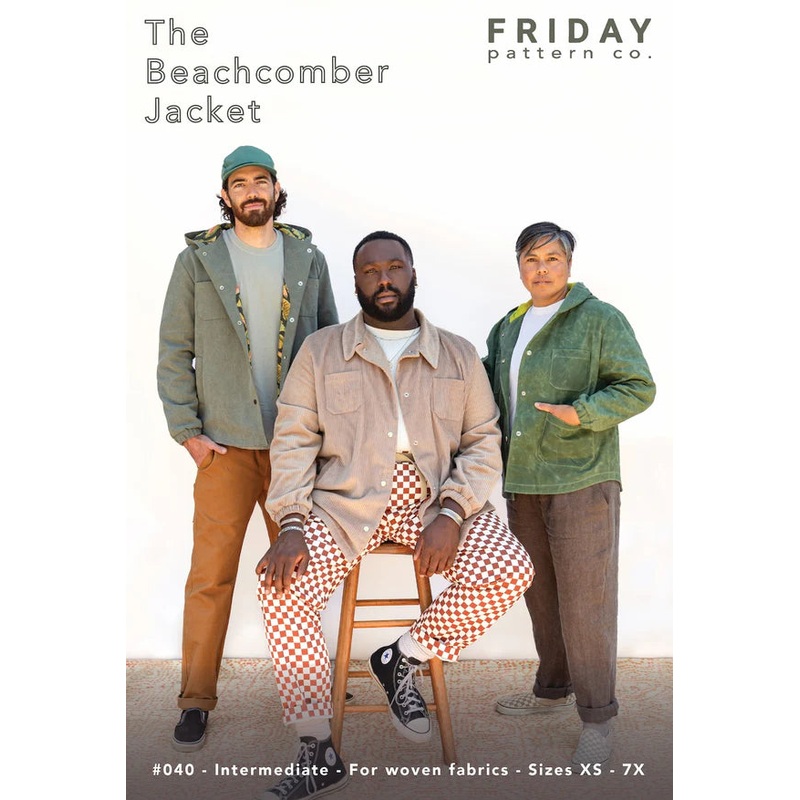 Friday Pattern Company - Beachcomber Jacket - Size XS-7X