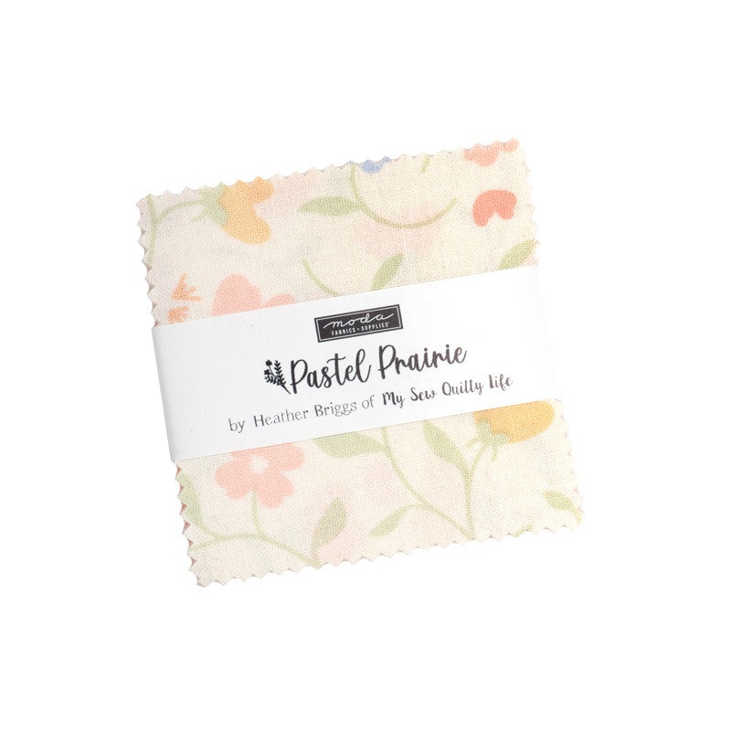 Pastel Prairie Mini Charm by My Sew Quilty Life for Moda Fabrics | 42 Pcs | 31780MC