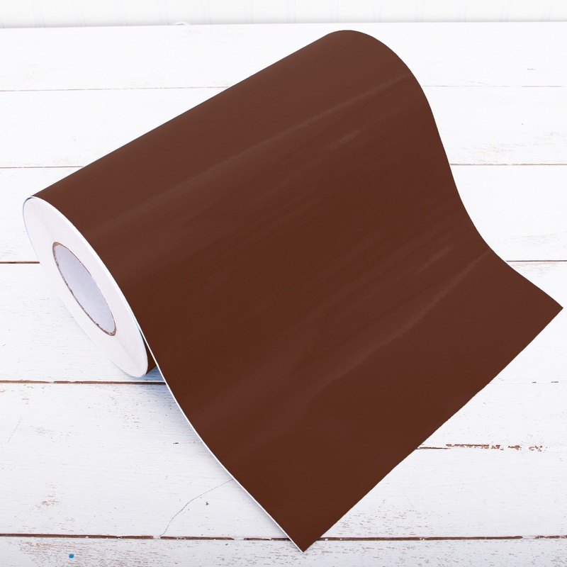 Permanent Vinyl Adhesive Coffee Brown - 12" Wide X 5 Yd Roll