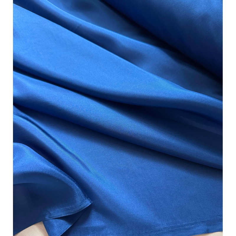 Sapphire Blue China Silk HABOTAI Fabric 8mm weight 54" width