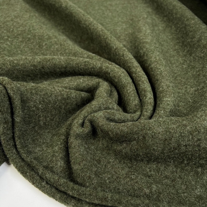 100% Merino Wool Fleece - Khaki