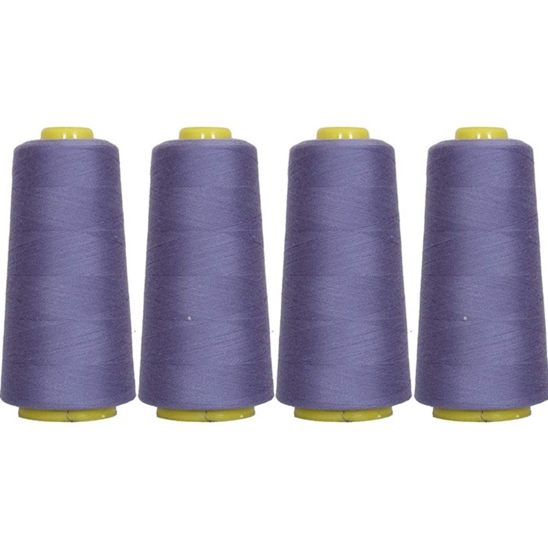 Four Cone Set of Polyester Serger Thread - Periwinkle 278 - 2750 Yards Each