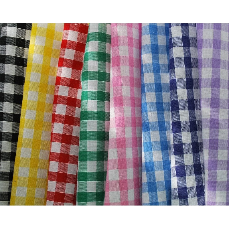 Remnant - Gingham Checks - Black (1.4m)