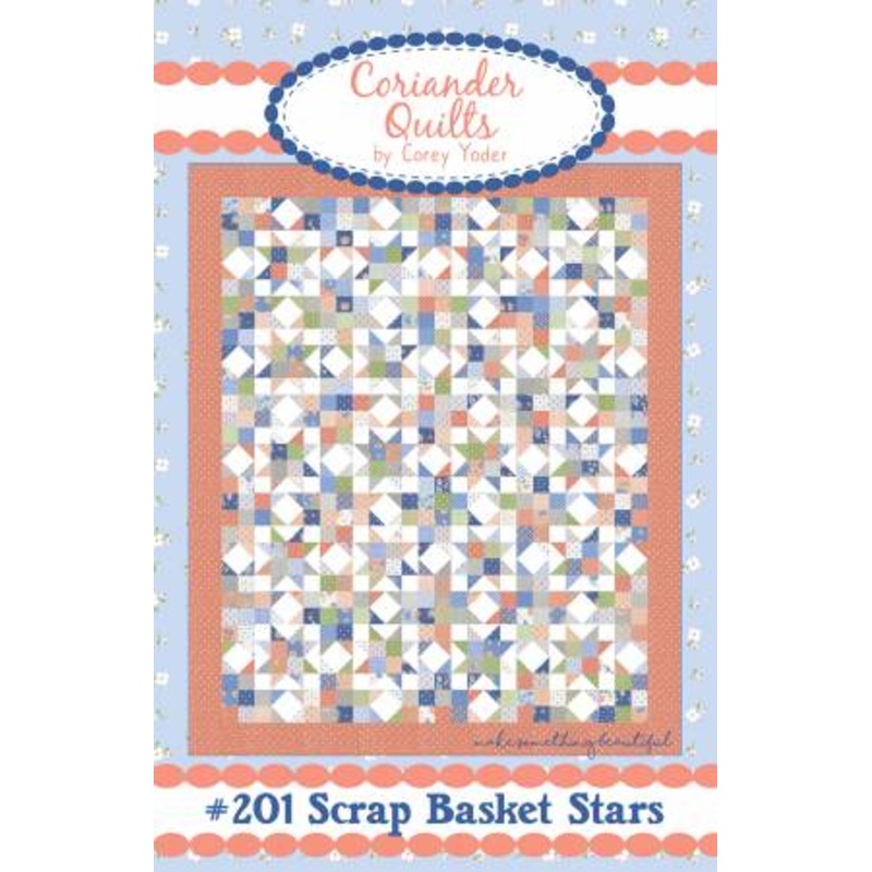 Scrap Basket Stars Pattern
