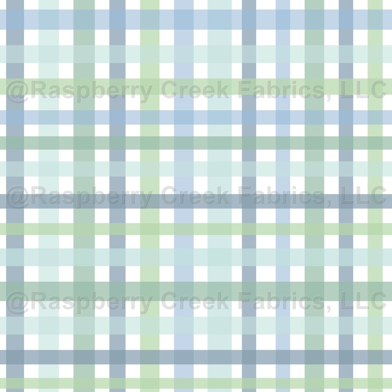 Summer Plaid in Blues and Greens