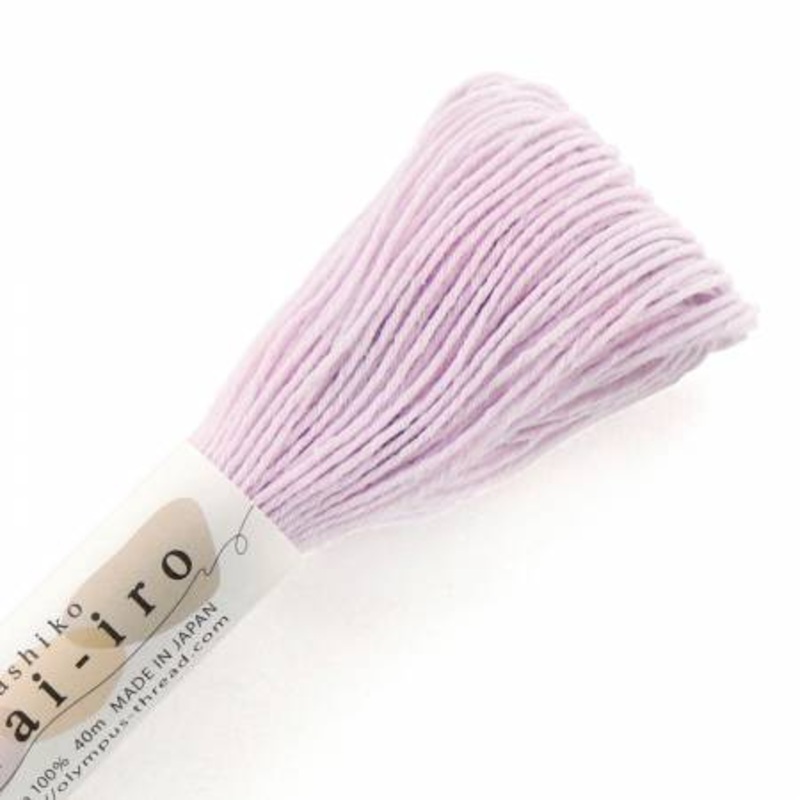 Sashiko Thread Medium Skein Pink Sherbet