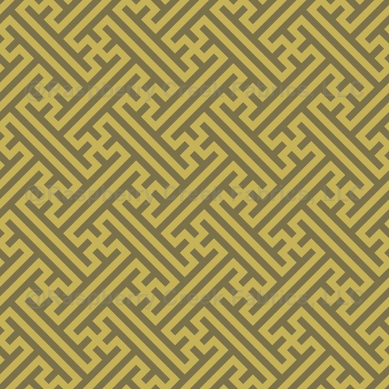 Sayagata pattern, Japanese Clothing, Gold and Yellow Gold