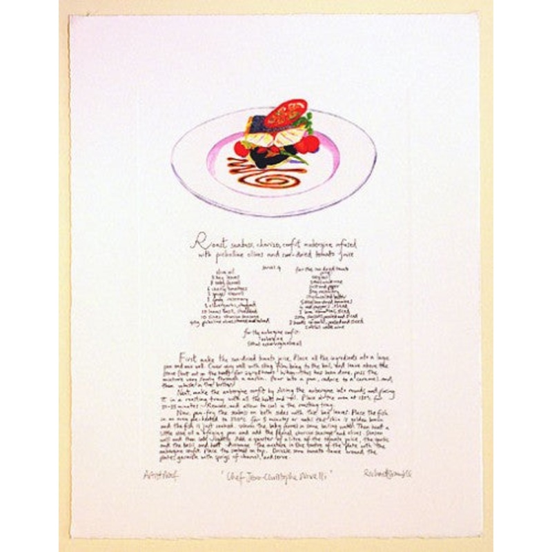 Sea Bass Recipe Print - Jean-Christophe Novelli