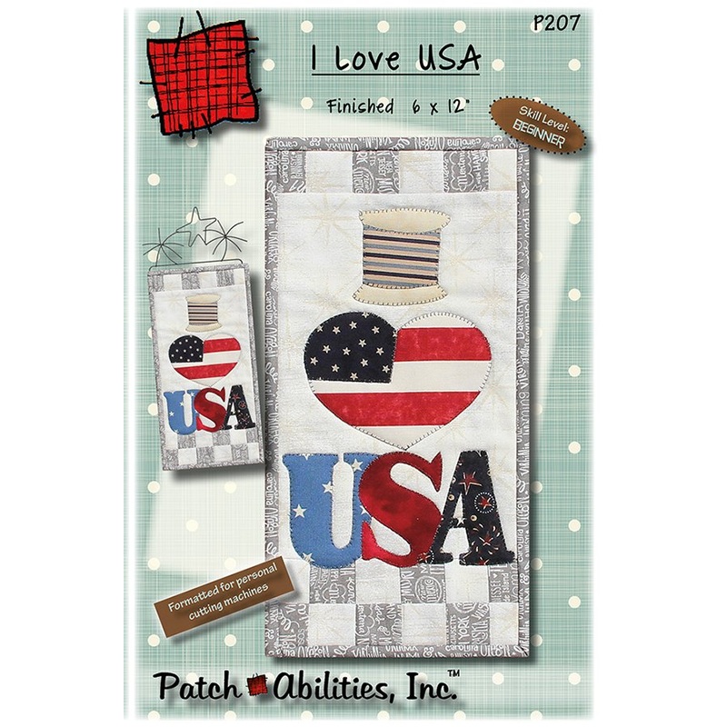 Patch Abilities - P207 I Love USA