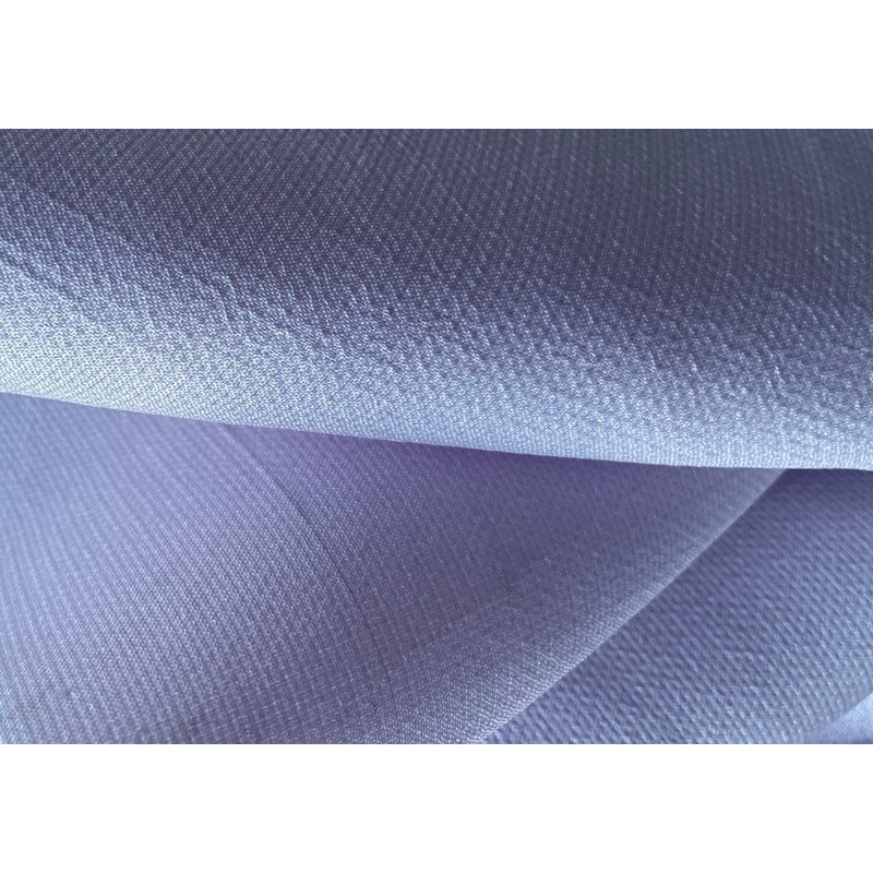 Semi-Sheer Lavender Meadow Silk Gazaar (Made in Italy)