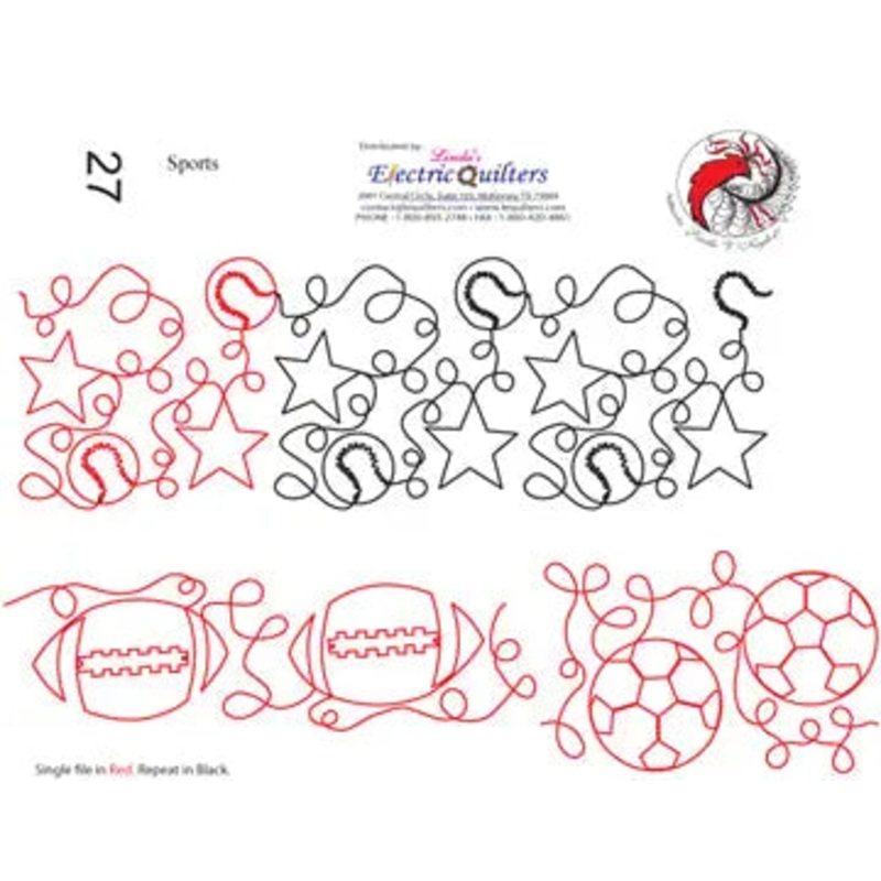 027 Sports Pantograph by Linda V. Taylor