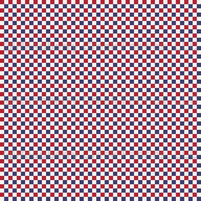 Red Blue White patriotic checkerboard geometric classic. US flag pattern featuring stars, stripes, and classic American flag colorsperfect for 4th of July dcor, apparel, totebags, quilts, or festive table settings.
