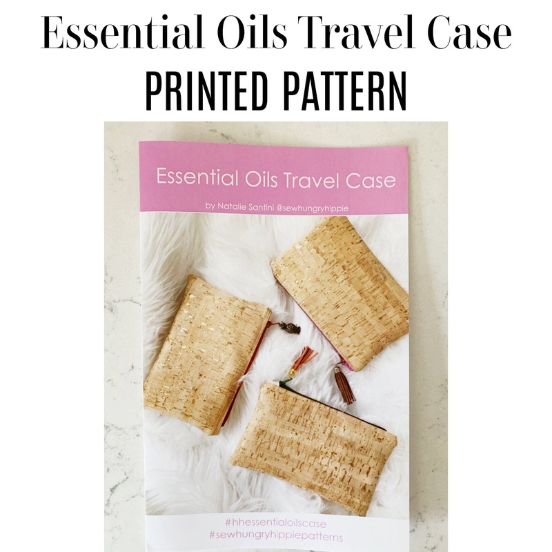 Essential Oils Case printed sewing pattern