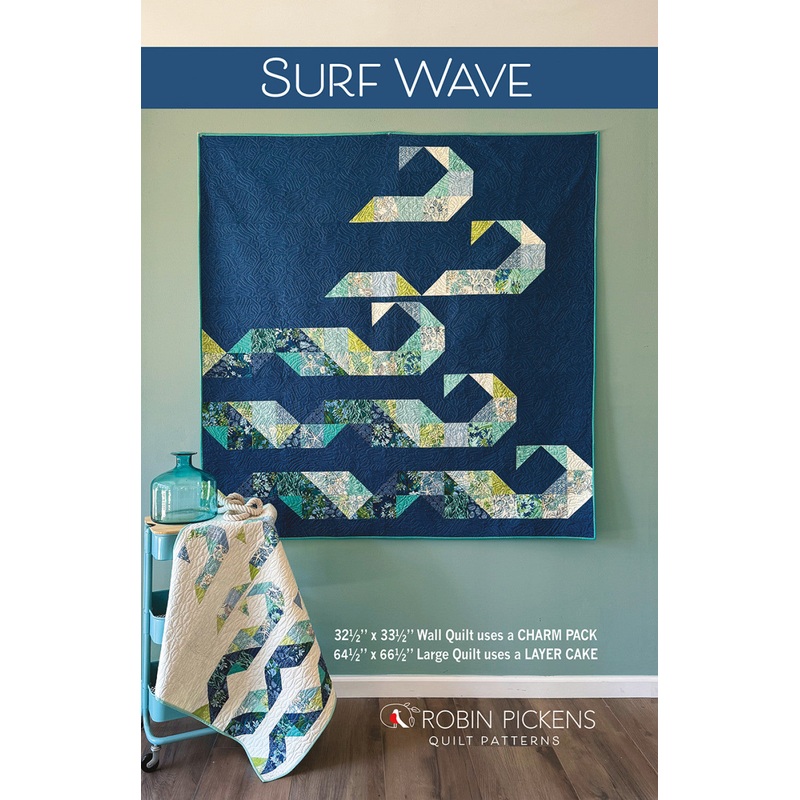 Surf Wave Quilt Pattern by Robin Pickens