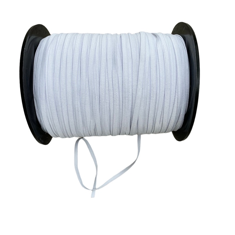 1/4" (5mm) Knit Elastic - White