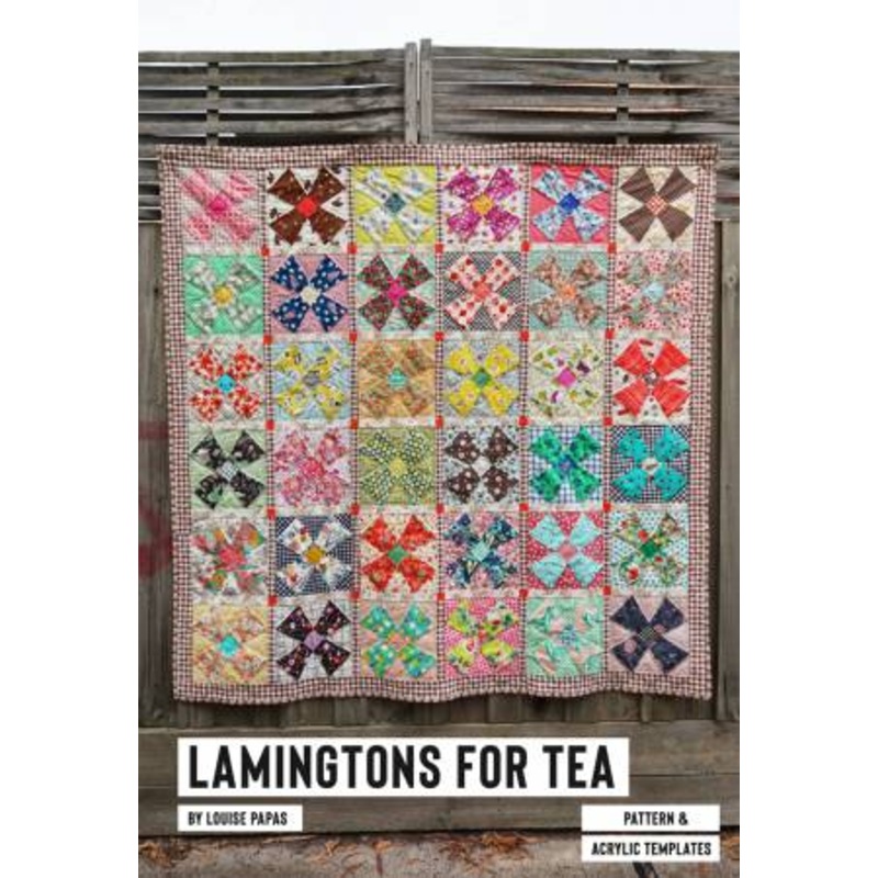 Lamingtons For Tea Pattern and Acrylic Templates by Jen Kingwell Designs - Special Order