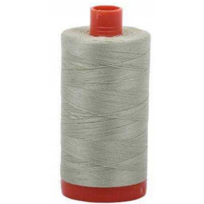 Spearmint Grey Green Aurifil Cotton Quilting Thread 50 wt. 1300m 1422y Spool AF-2908-Spearmint